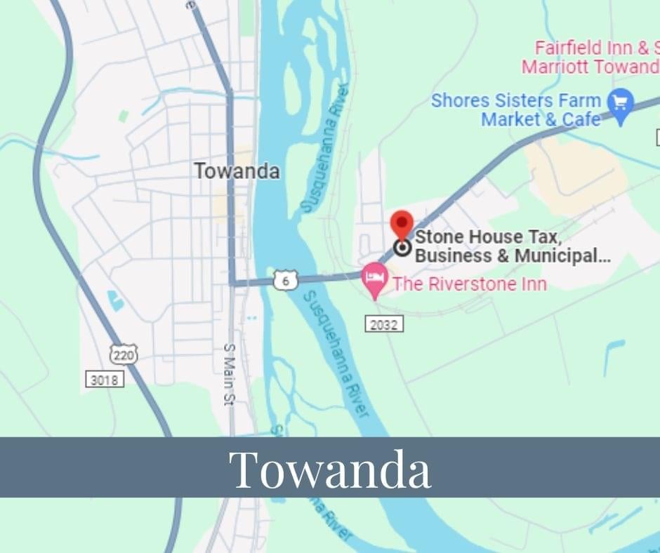 Towanda Office Map