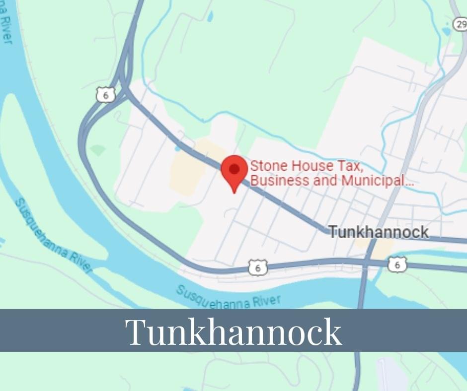 Tunkhannock Office Map